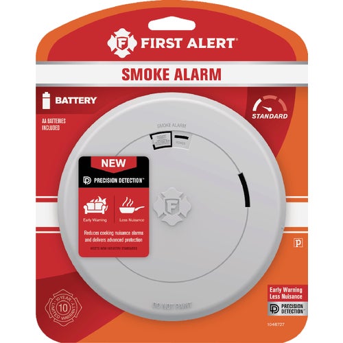 1046727 First Alert Battery Operated Photoelectric Smoke Alarm