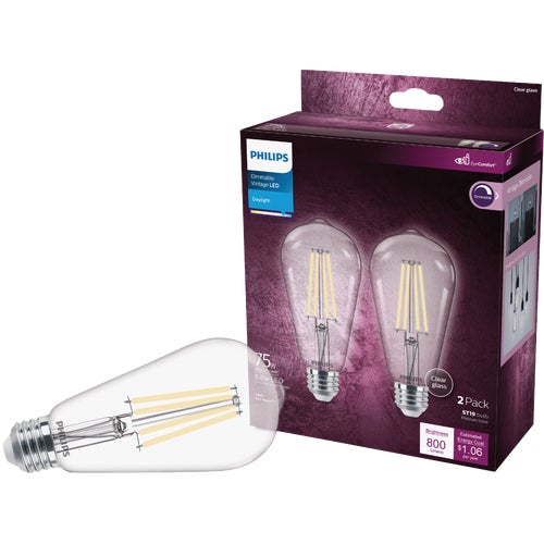 574012 Philips Vintage ST19 LED Decorative Light Bulb