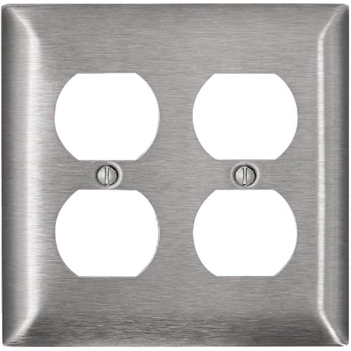 R50-0SL82-000 Leviton C-Series Stainless Steel Outlet Wall Plate