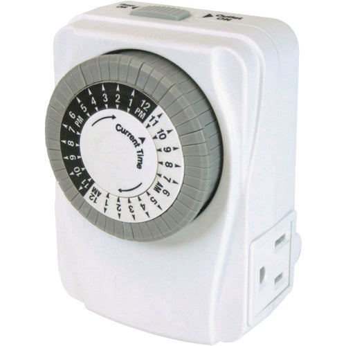 TNI2423 Prime 2-Outlet Heavy-Duty Indoor Electromechanical Timer