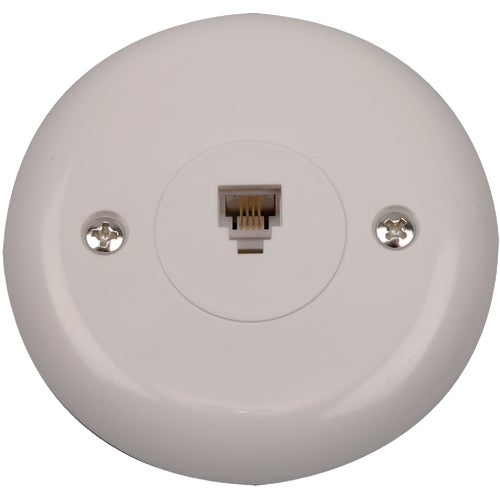 TP248WHR RCA Round Telephone Jack