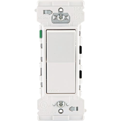 M02-E5601-0MW Leviton Decora Edge Single Pole Switch