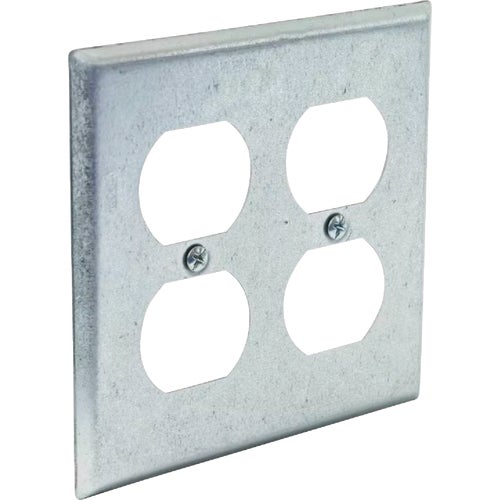 G39873-UPC Southwire 2-Gang Duplex Outlet Handy Box Cover