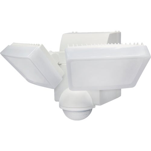 LB-1880-WH IQ America LED Motion Sensing Battery Operated Security Light Fixture