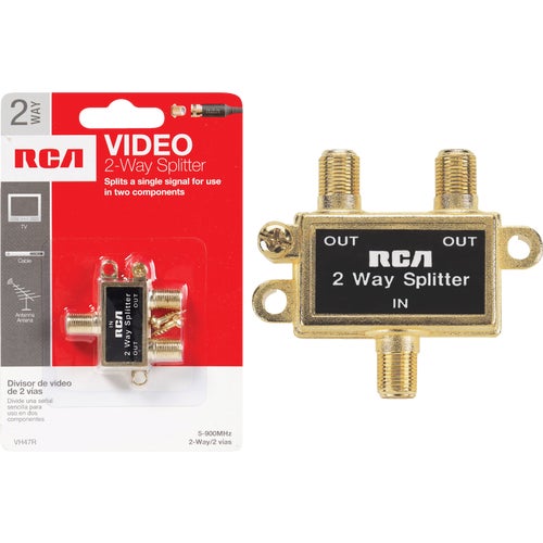 VH47R RCA 2-Way Coaxial Splitter