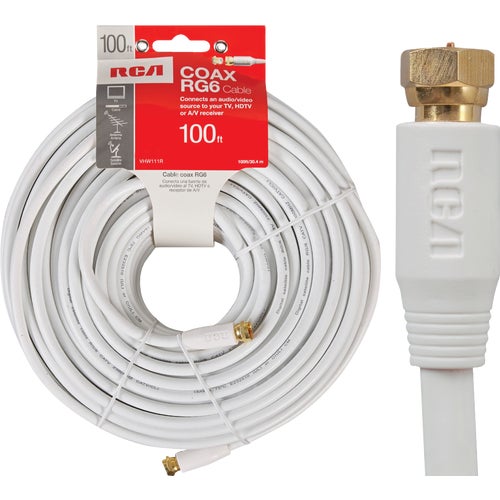 VHW111R RCA RG6 Coaxial Cable