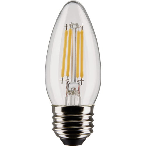 S21837 Satco Medium Base Traditional Look LED Decorative Light Bulb