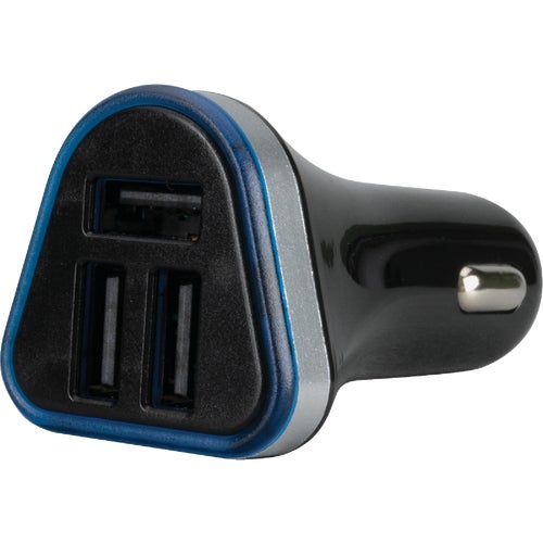 BJ-1020 Blue Jet Triple USB-A Car Charger