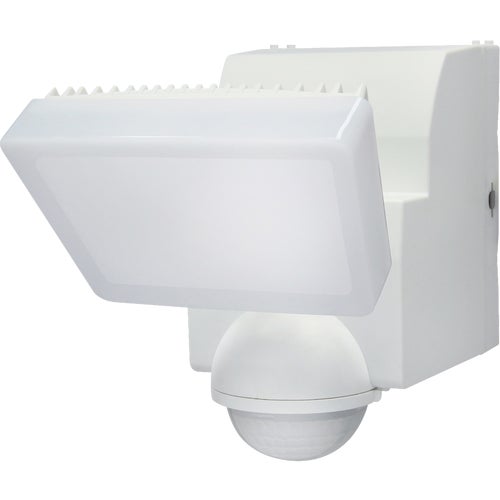 LB-1850-WH IQ America LED Motion Sensing Battery Operated Security Light Fixture