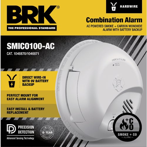 1046870 BRK Hardwired Combination Carbon Monoxide and Smoke Alarm