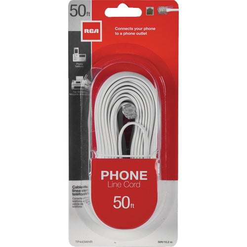 TP443WHR RCA Phone Line Cord