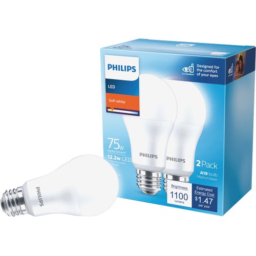 575860 Philips A19 Medium LED Light Bulb