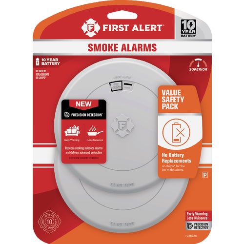 1046736 First Alert 10-Year Battery Photoelectric Smoke Alarm