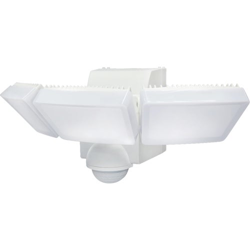 LB-1912-WH IQ America LED Motion Sensing Battery Operated Security Light Fixture