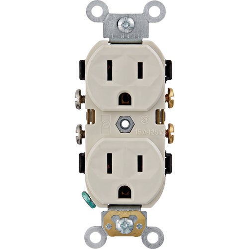 R56-CBR15-00T Leviton 15A Commercial Duplex Outlet