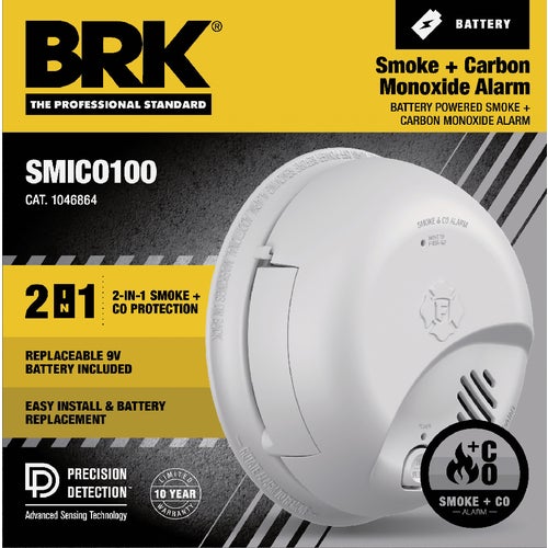 1046864 BRK Battery Operated Carbon Monoxide and Smoke Alarm