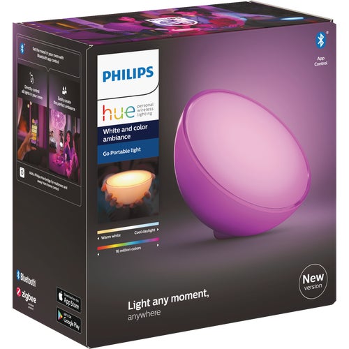 7602031U7 Philips Hue Go White & Color Ambiance Bluetooth LED Portable Smart Lamp