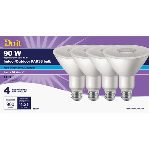 362012 Do it PAR38 Medium LED Floodlight Light Bulb, Title 20