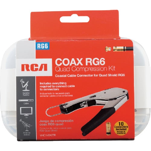 VHC145KITR RCA RG6 Quad Compression Kit