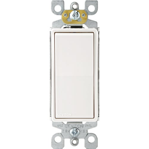 RA2-05601-2AW Leviton Decora Antimicrobial Treated Single Pole Switch