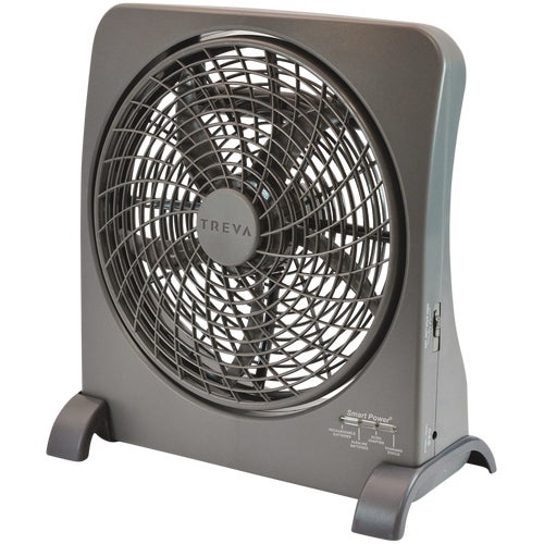 FD10006AU Treva Smart Power 10 In. Rechargeable Table Fan