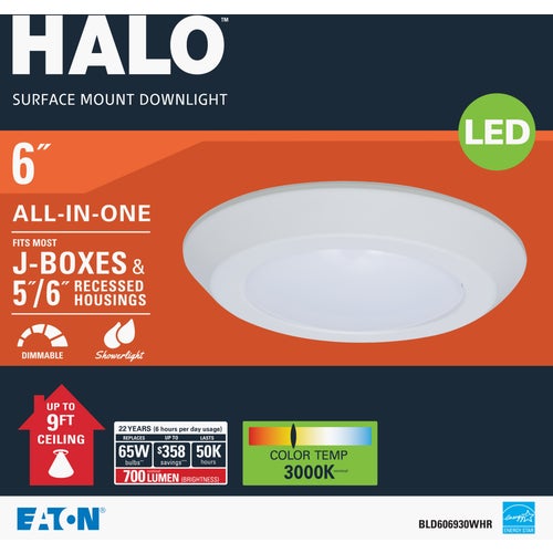 BLD606930WHR-CA Halo Flush Mount Downlight Kit (California Compliant)