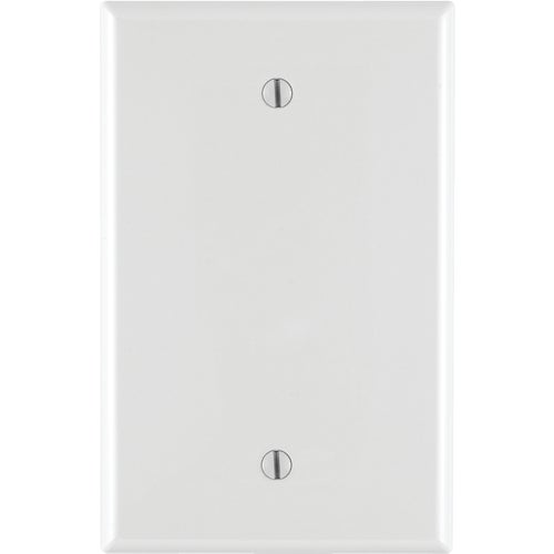 R52-0PJ13-00W Leviton Mid-Way Thermoplastic Nylon Blank Wall Plate