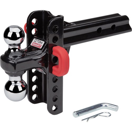 9455 TowSmart X-Mount Adjustable Dual Ball Mount with U-Pin & Clip