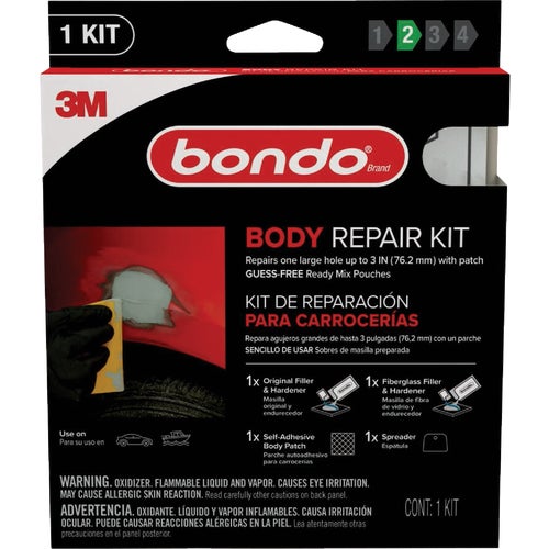 BRKIT-2PK-ES Bondo 2 Oz. Ready Mix Body Repair Kit