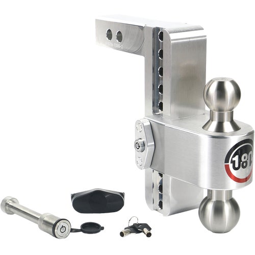 LTB8-2-KA Weigh Safe 8 In. Adjustable Hitch Ball Mount