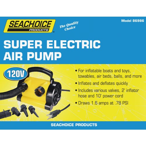 86986 Seachoice 120V Electric Inflator