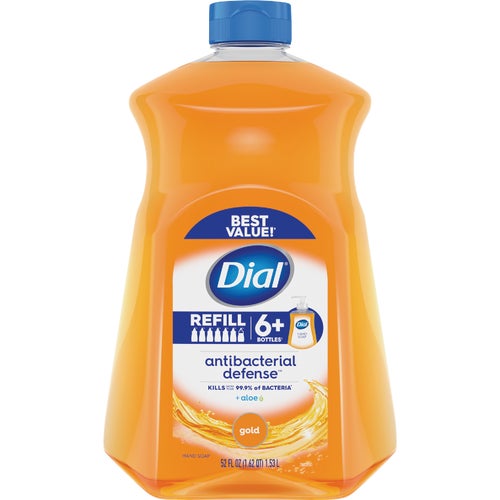 2347268 Dial Antibacterial Defense Gold Liquid Hand Soap Refill