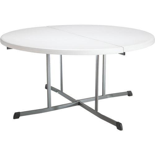 5402 Lifetime Round Fold-In-Half Table