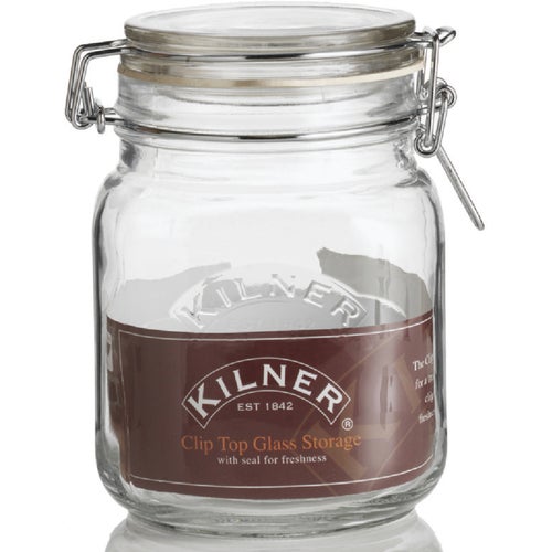 25.511 Kilner Square Clip Top Glass Storage Jar