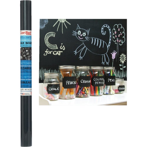 06F-C9052-06 Con-Tact Chalkboard Self-Adhesive Shelf Liner