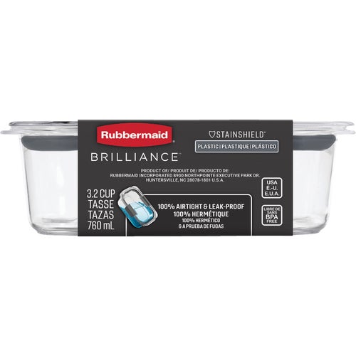 2183403 Rubbermaid Brilliance Stainshield Food Storage Container