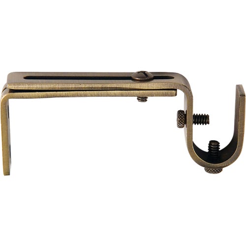 KN85291 Kenney Adjustable Single Curtain Rod Bracket