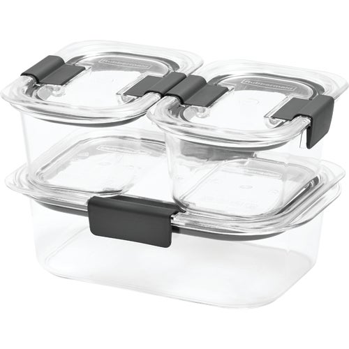 2183398 Rubbermaid Brilliance 6-Piece Food Storage Container Set