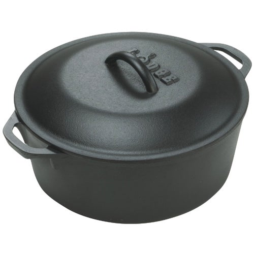 L8DOL3 Lodge 5 Qt Cast Iron Dutch Oven