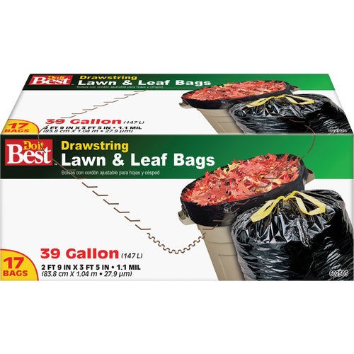 602505 Do it Best Drawstring Lawn & Leaf Bag