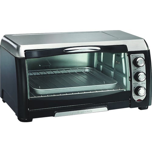 31330G Hamilton Beach 6-Slice Stainless Steel Toaster Oven