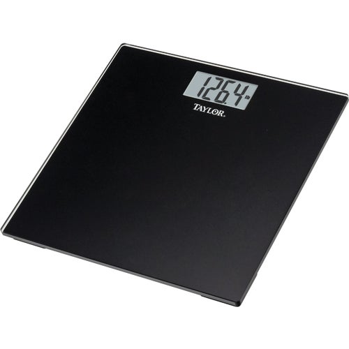 755841933B Taylor Digital Black Glass Bath Scale