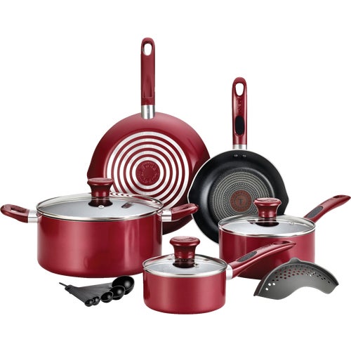 B039SE64 T-Fal Thermo-Spot Aluminum Cookware Set