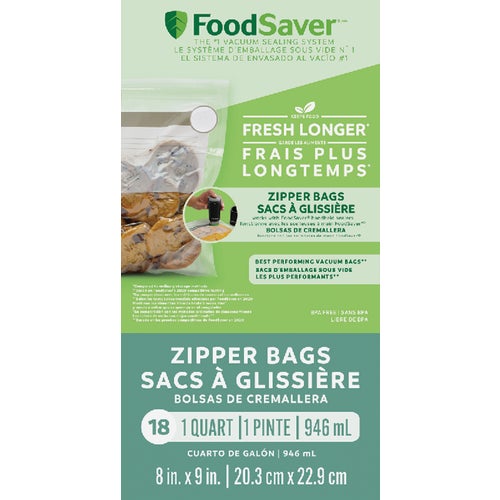 2159427 FoodSaver FreshSaver Vacuum Zipper Bag