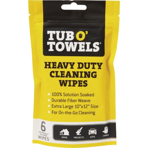 TW01-6 Tub O Towels Household All-Purpose Cleaner Wipe