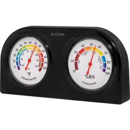 104-288 La Crosse Technology Indoor Hygrometer & Thermometer Gauge