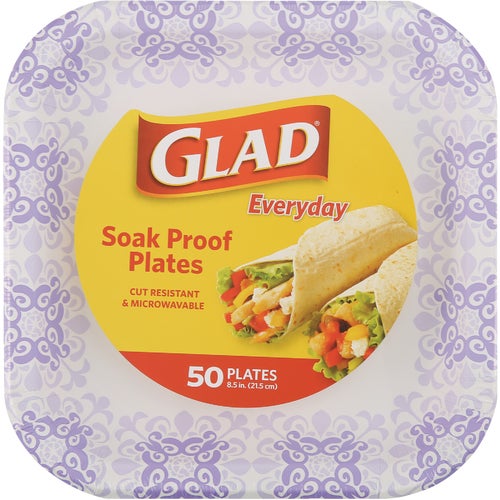 BBP0096 Glad Everyday Paper Disposable Plates