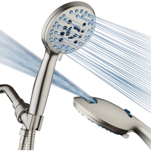 1649 AquaCare Dual Shower Head Handheld Shower