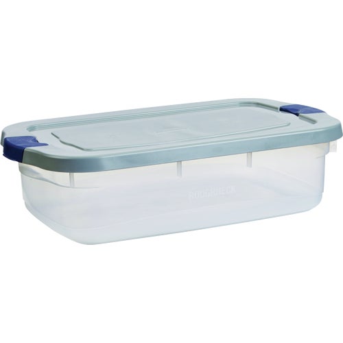 RMRC031000 Rubbermaid Roughneck Clear Storage Tote