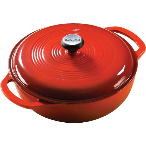 EC3D43 Lodge Porcelain Enamel Coated Cast Iron Dutch Oven